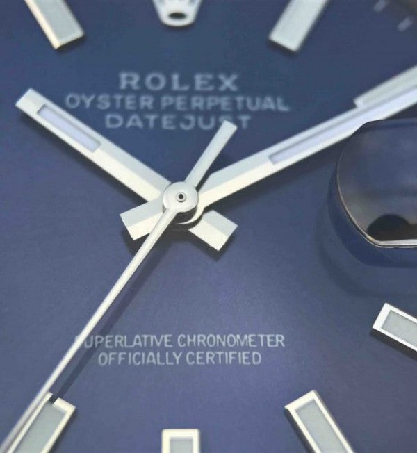 Replica Rolex DateJust 41mm SS 116200 Polished Bezel Blue Dial 904L SS Bracelet SA3235