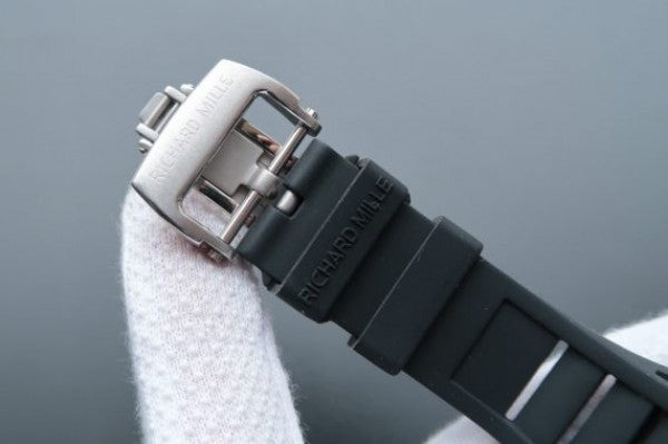 Replica Richard Mille RM057 Dragon Phoenix SS Case Black Dragon Dial Black Rubber Strap