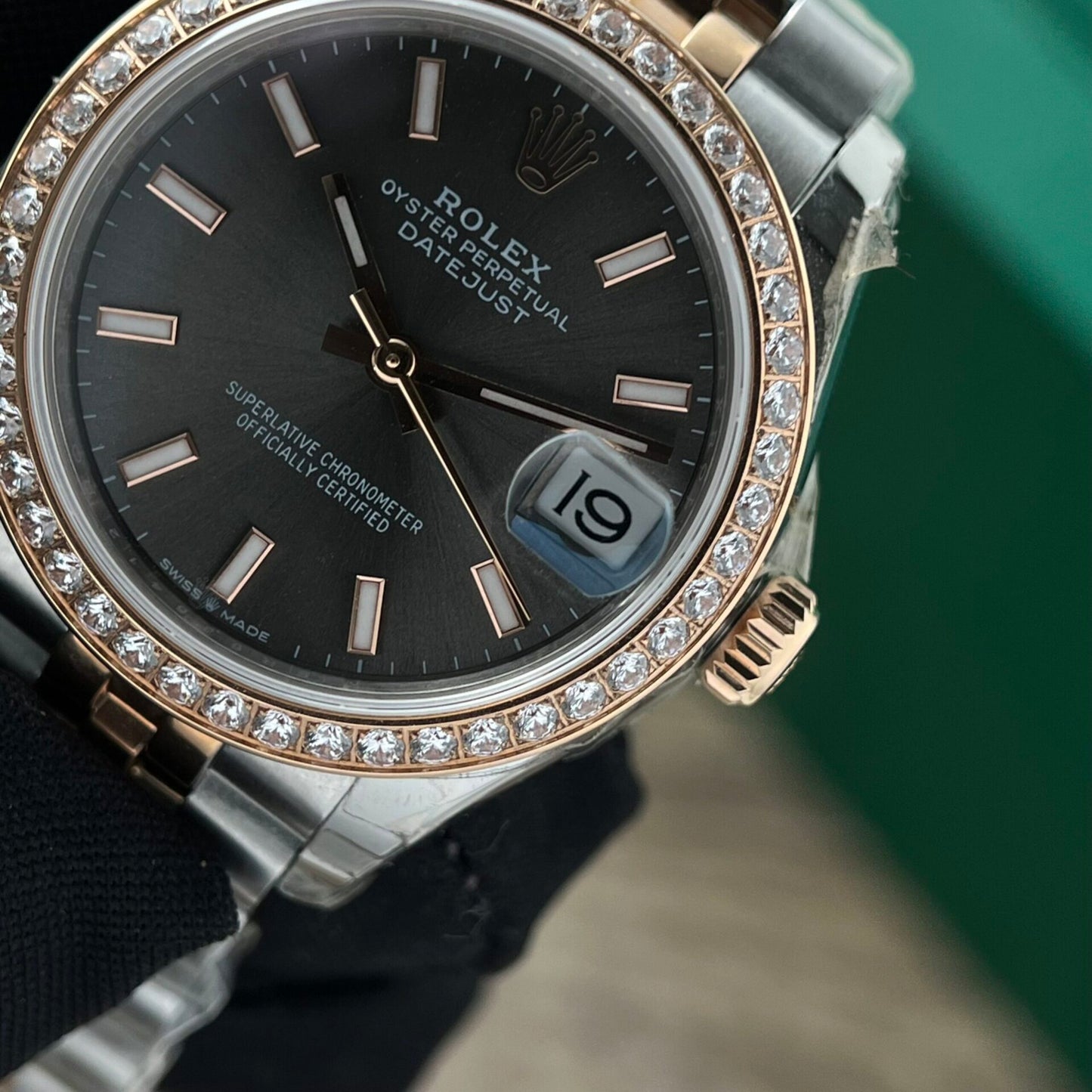 Rolex Datejust Fake Watches Womens Black Dial 31mm