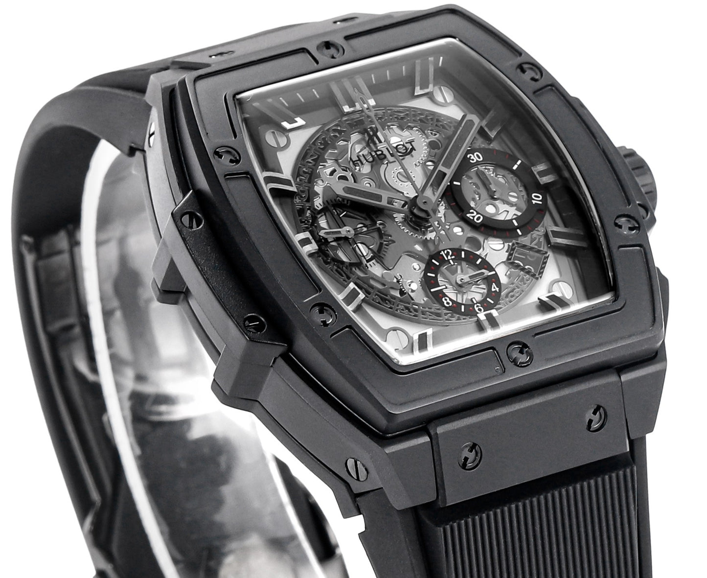 Hublot SPIRIT OF BIG BANG Chronograph, 45 mm Textured rubber strap(1:1 replica)