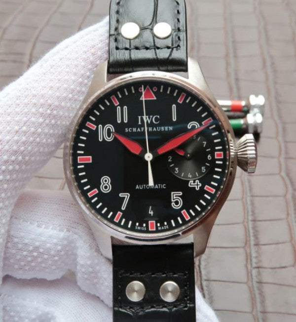 Replica IWC ZF Big Pilot IW500433 Muhammad Ali Leather Strap
