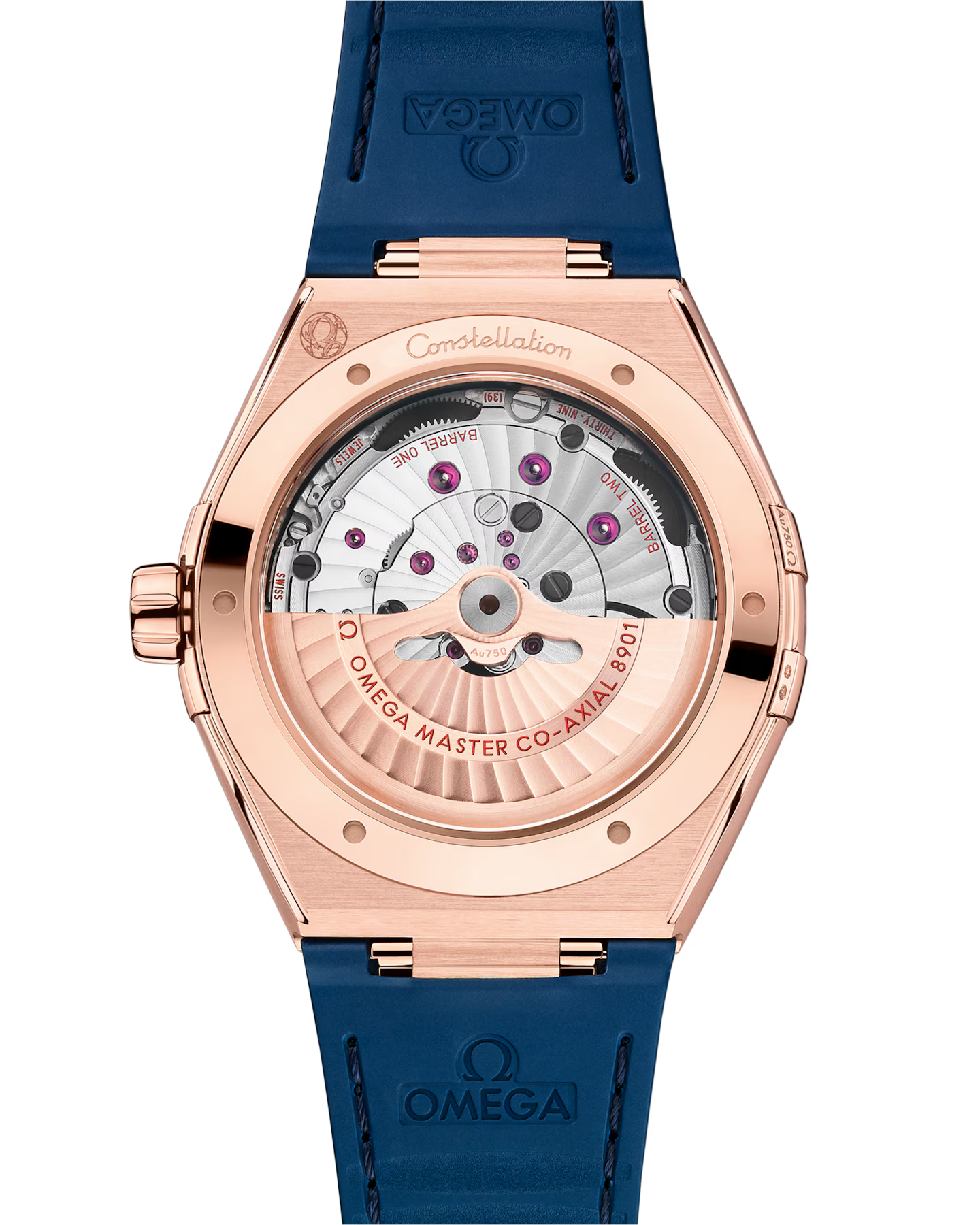 Constellation 41 mm, Sedna? gold on leather strap(1:1 replica)