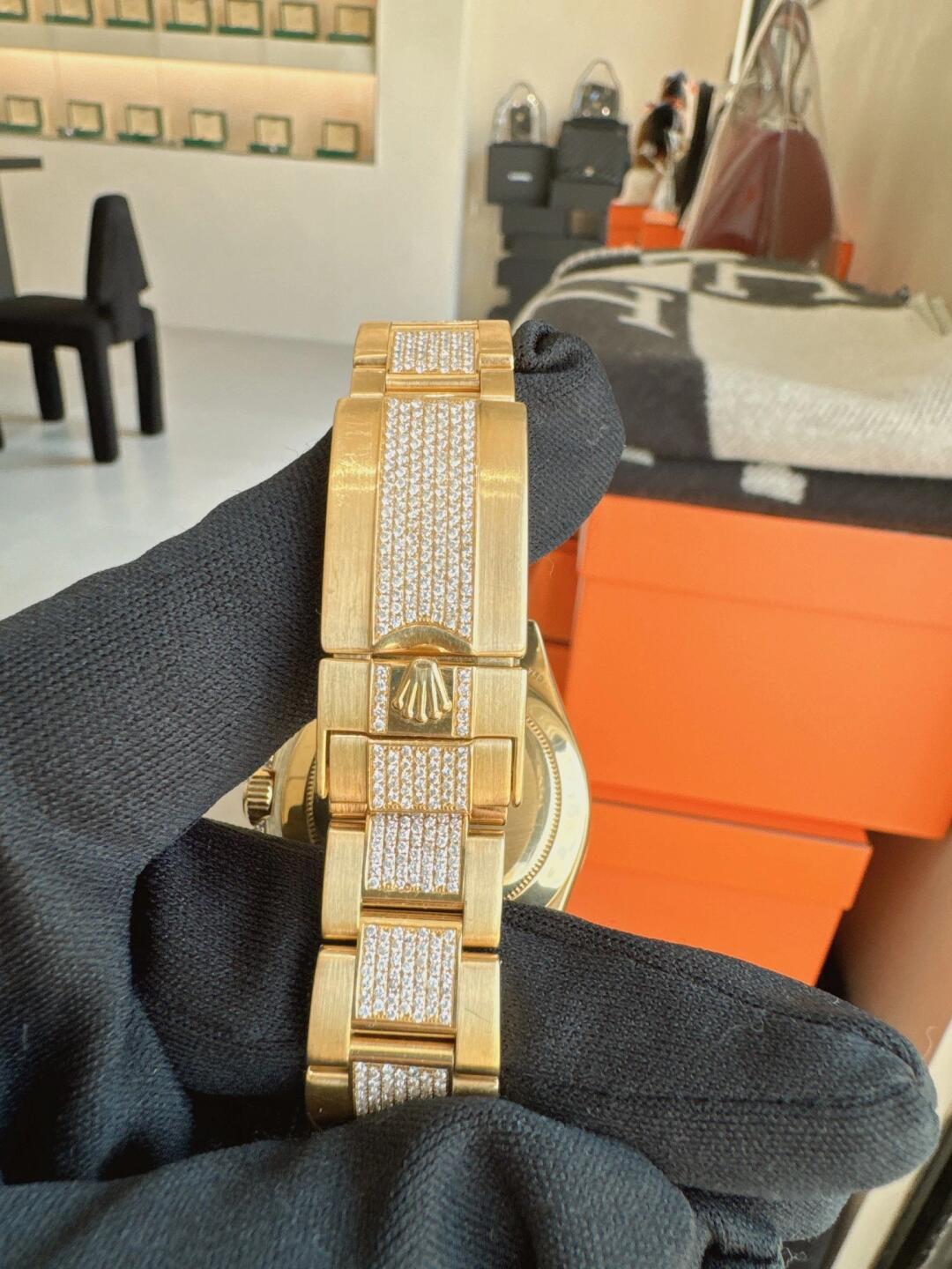 Rolex Daytona Eye of the Tiger Yellow Gold 116598TBR(1:1 replica)