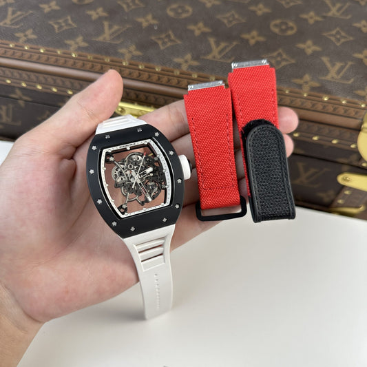 Richard Mille Replica Watch RM055 Bubba Watson Black Ceramic BBR Factory 45mm