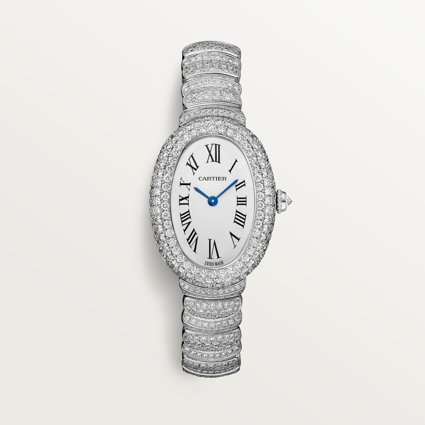 Baignoire de fake cartier watch small model quartz movement(1:1 replica)