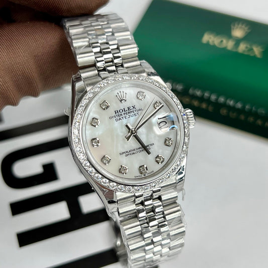 Rolex DateJust Replica Watch Jubilee Strap With Mother of Pearl Dial 31mm