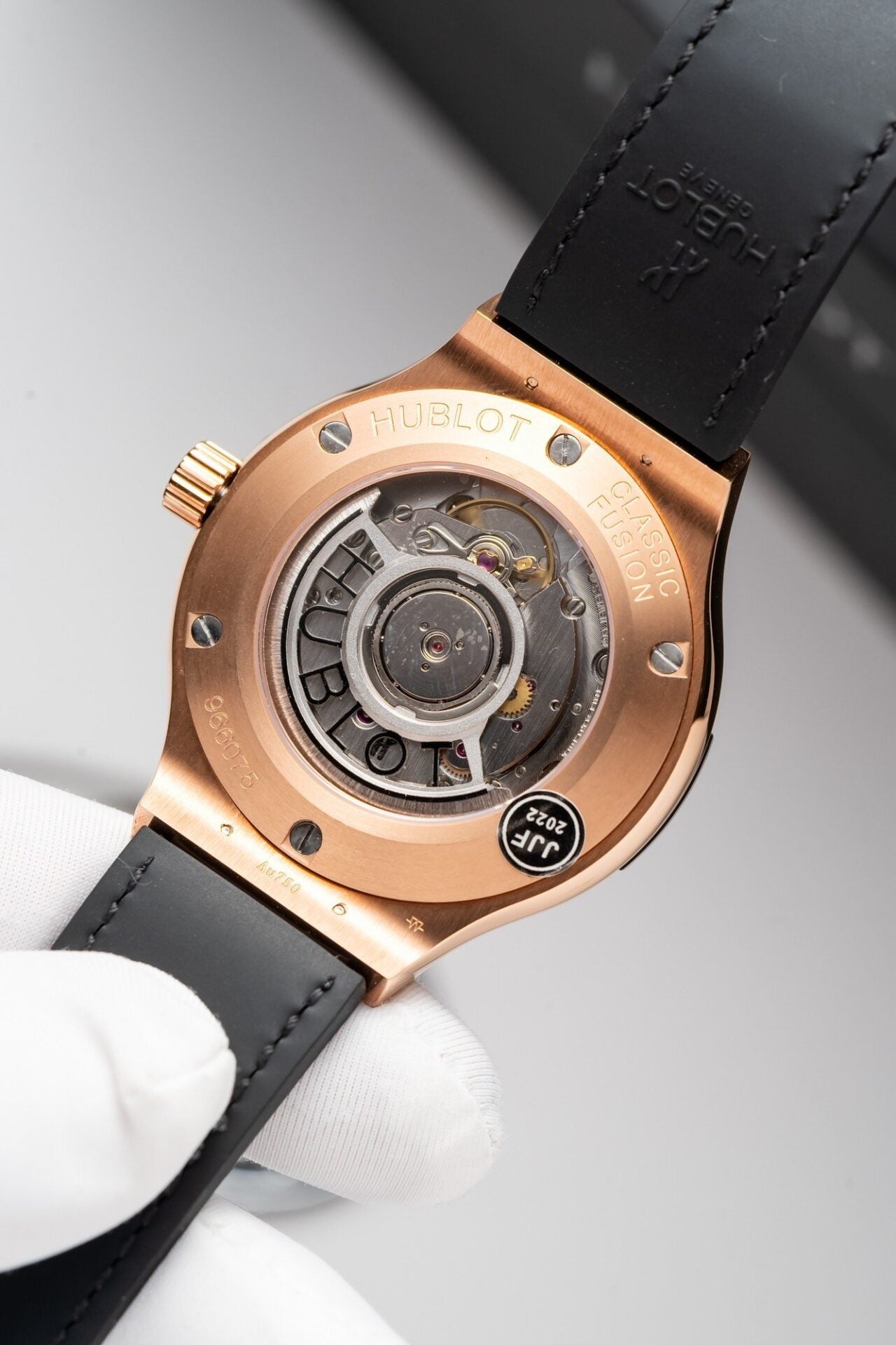 Hublot Classic Fusion King Gold Gray Dial Replica Watch JJF Factory 38mm