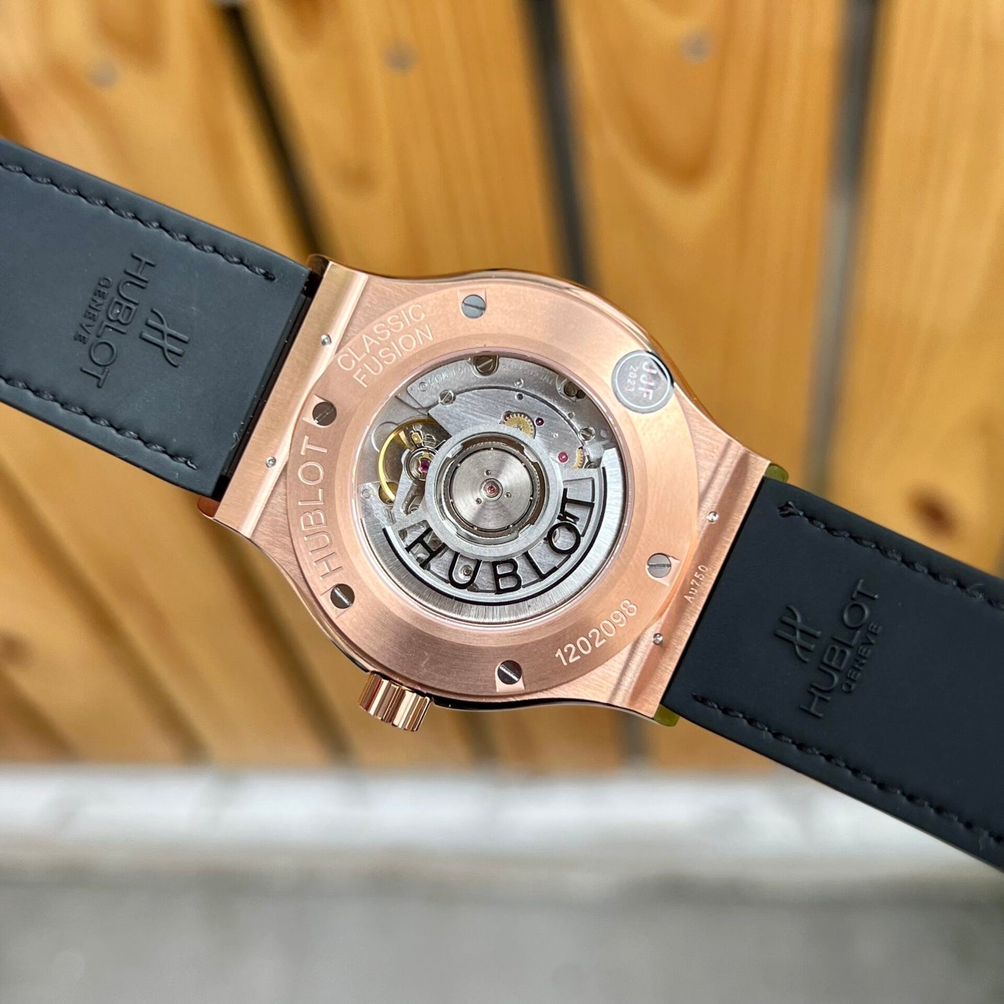 Hublot Replica 1:1 Watch Classic Fusion Titanium King Gold Black JJF 2023 42mm