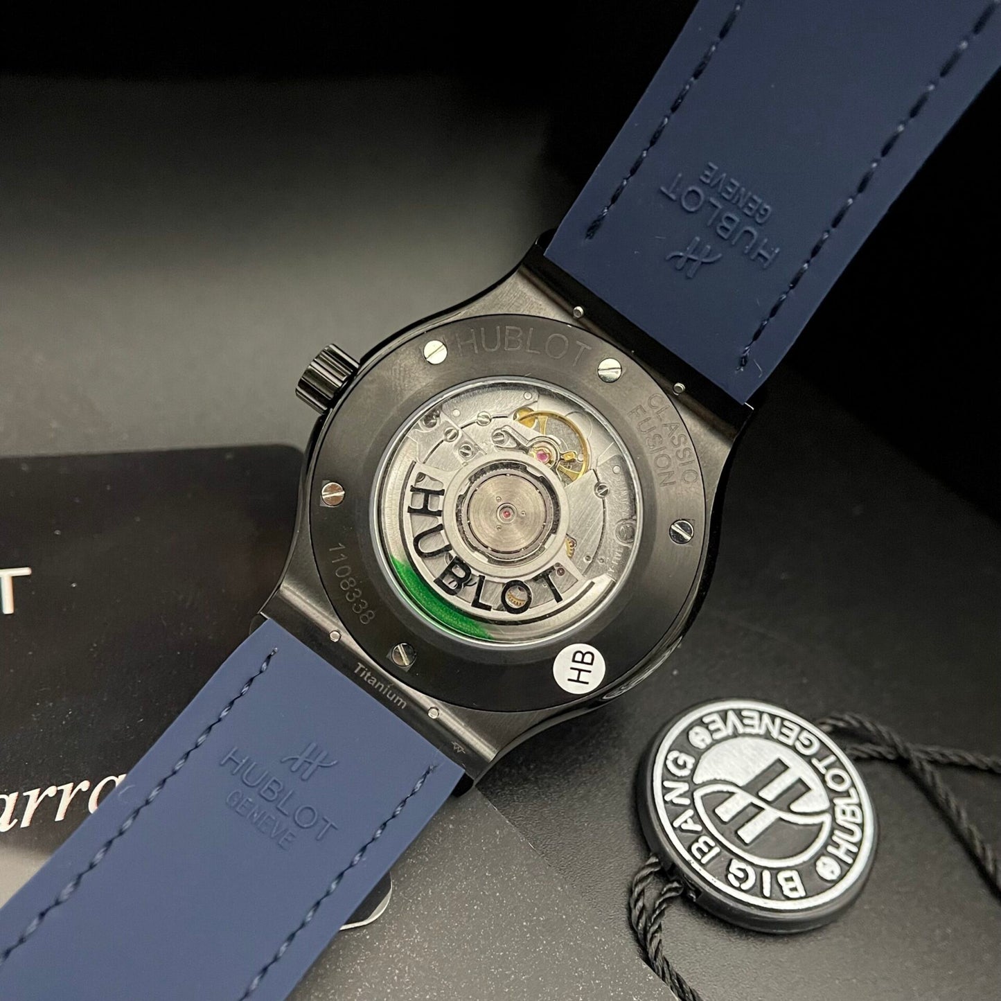 Hublot Replica 1:1 Watch Classic Fusion Blue Dial Black Case HB Factory 42mm