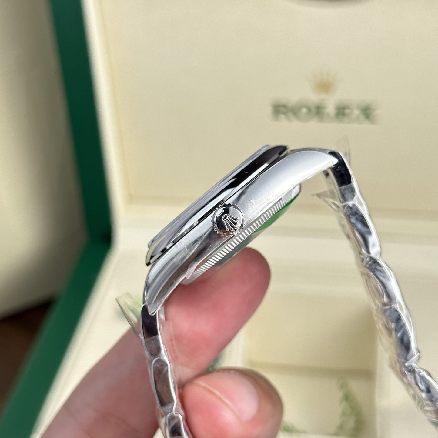 Rolex Replica Watch Oyster Perpetual 126000 Blue Dial Clean Fatory 36mm