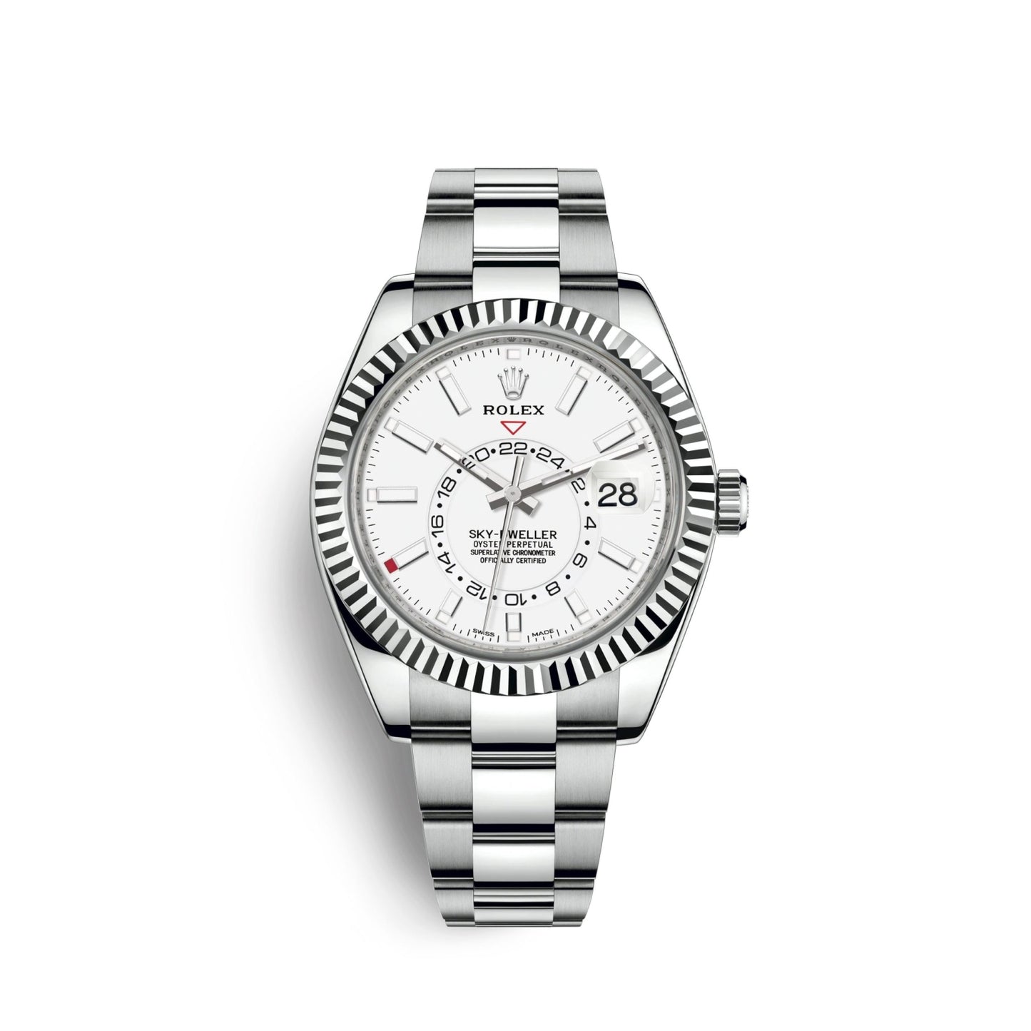 Rolex Sky-Dweller 42mm, Oystersteel and 18k White Gold, Ref# 326934-0001(1:1 replica)