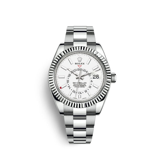 Rolex Sky-Dweller 42mm, Oystersteel and 18k White Gold, Ref# 326934-0001(1:1 replica)