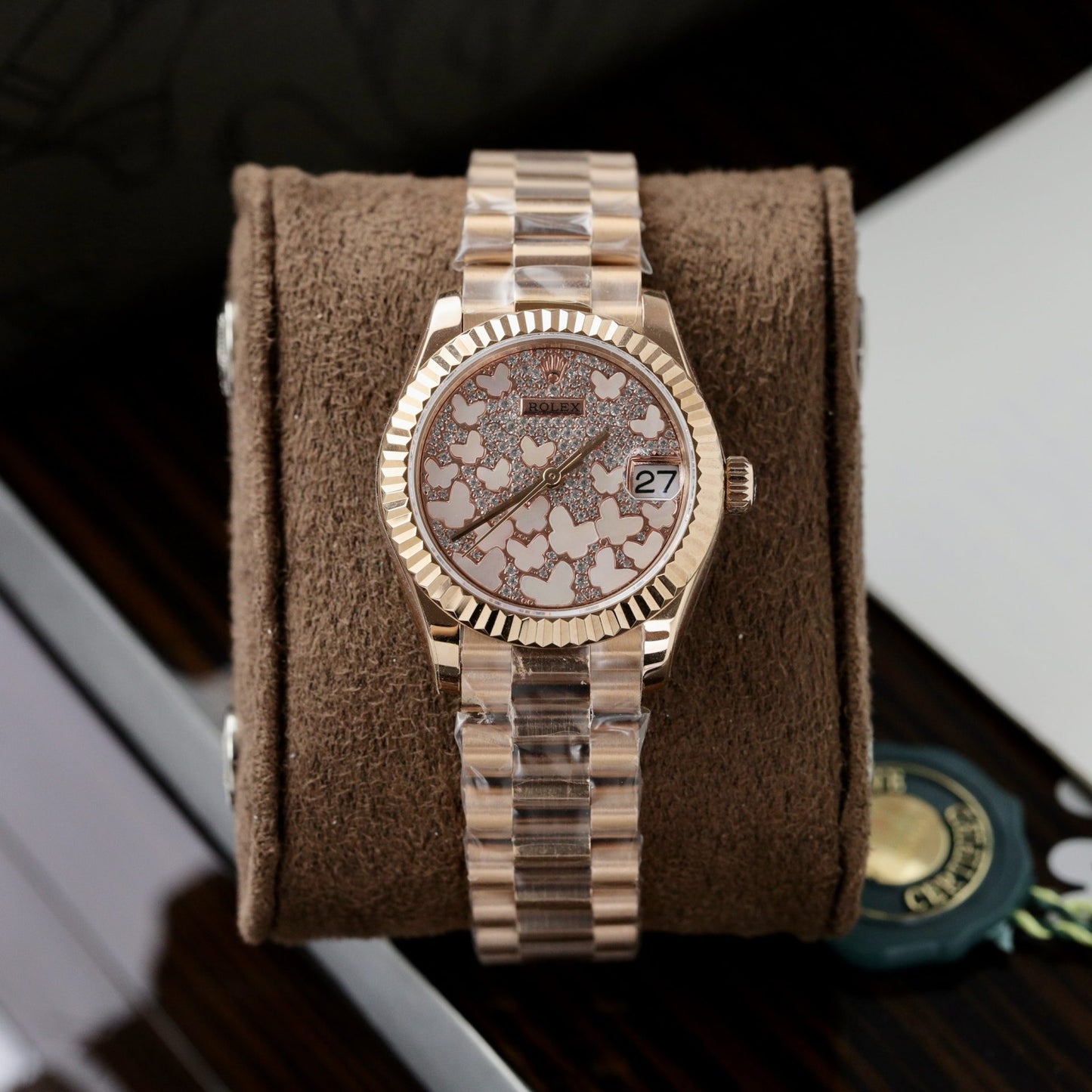 Rolex Replica Watch DateJust 278275 Womens Butterfly Dial 31mm