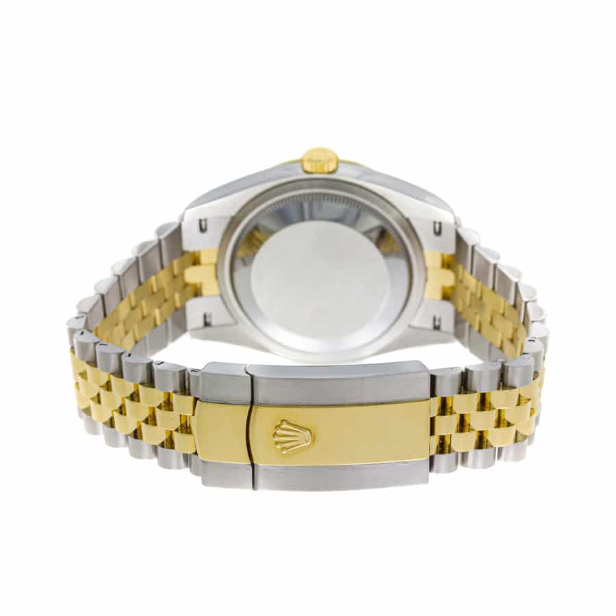 Rolex Datejust 126333 Yellow Gold   Steel Black Dial Jubilee Replica
