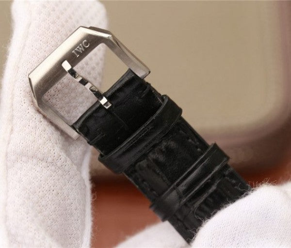 Replica IWC ZF Portuguese IW545408 White Dial Leather Strap A6498