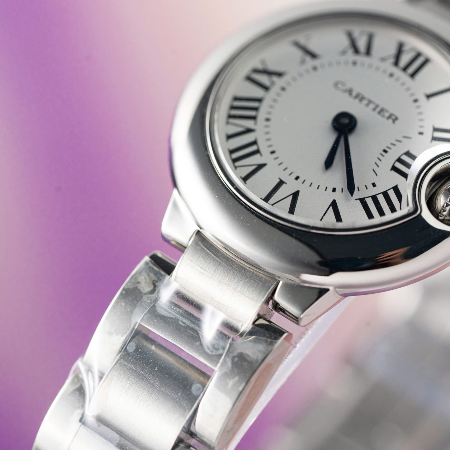 Cartier Ballon Bleu Women s Replica Watch Swiss Quartz Movement Metal Strap 28mm