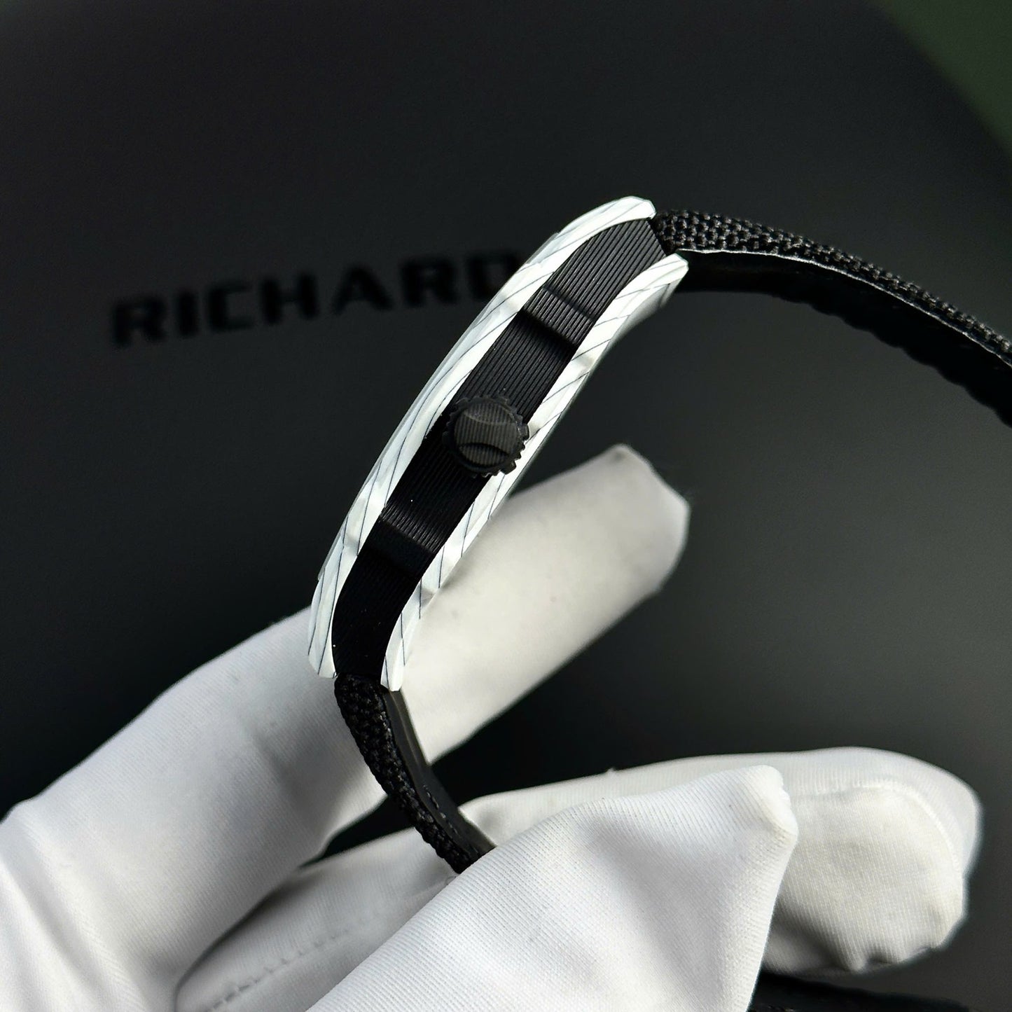 Richard Mille RM27-05 Rafael Nadal Replica Watch White Carbon Case 37.25¡Á47.25mm