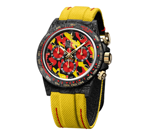ROLEX Diw Daytona military yellow 40mm oyster black(1:1 replica)