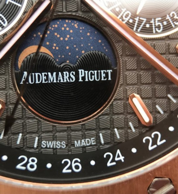 Replica Audemars Piguet JF Royal Oak 41mm 26574 RG Black Textured Dial A5134