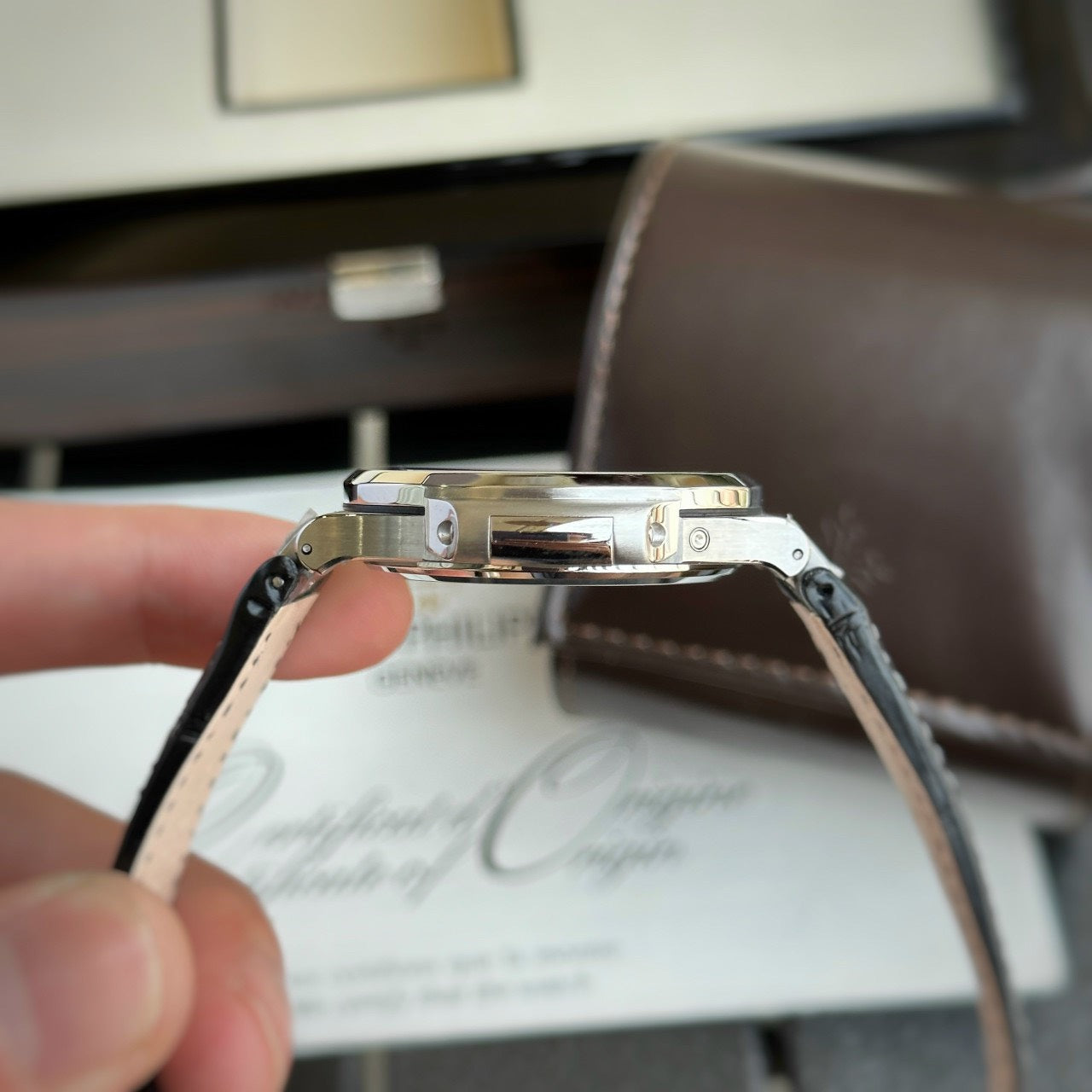 Patek Philippe 5712 Replica Watch Grey Dial GR Factory 40mm