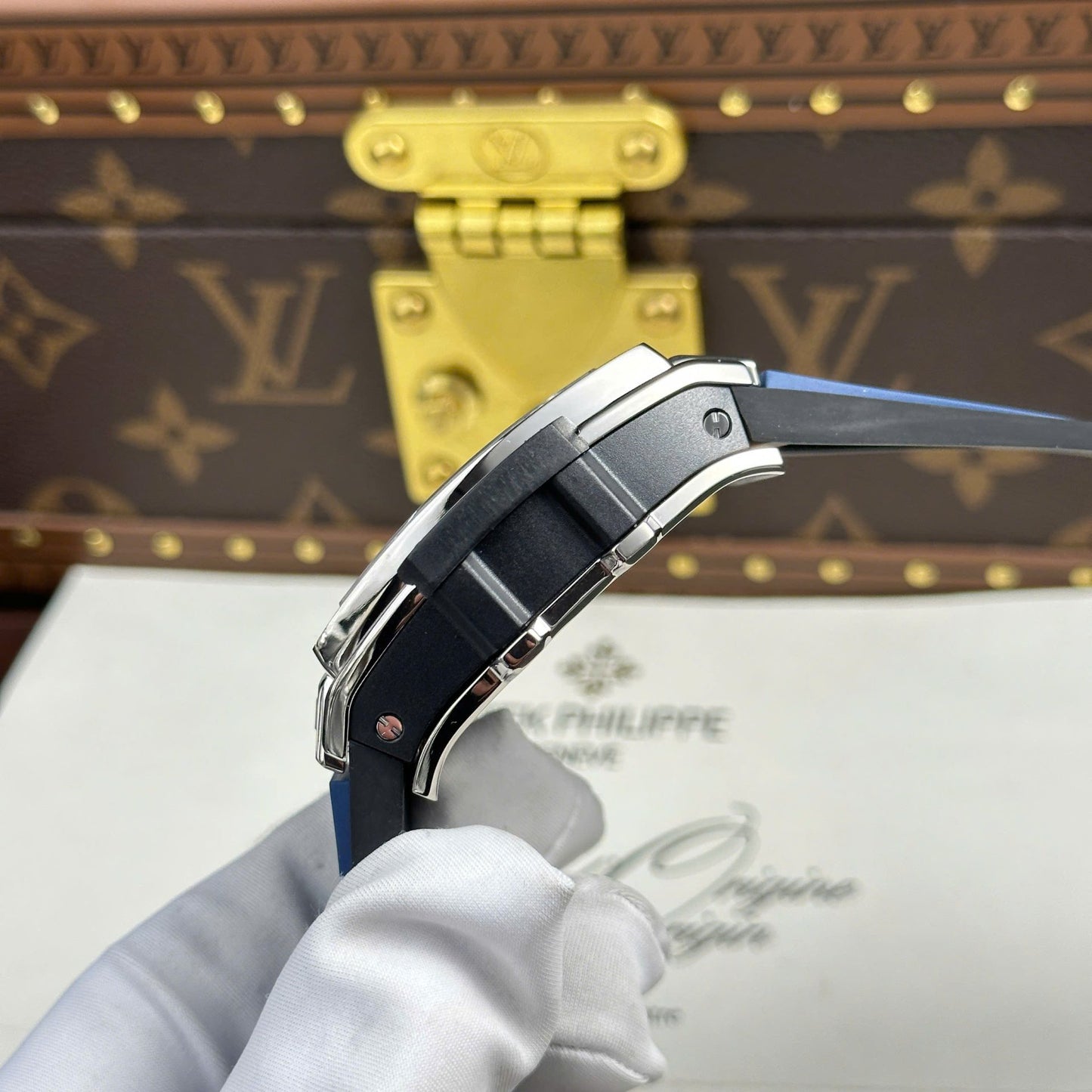 Hublot Spirit Of Big Bang Titanium Replica 11 Watch Blue BBF Factory 42mm
