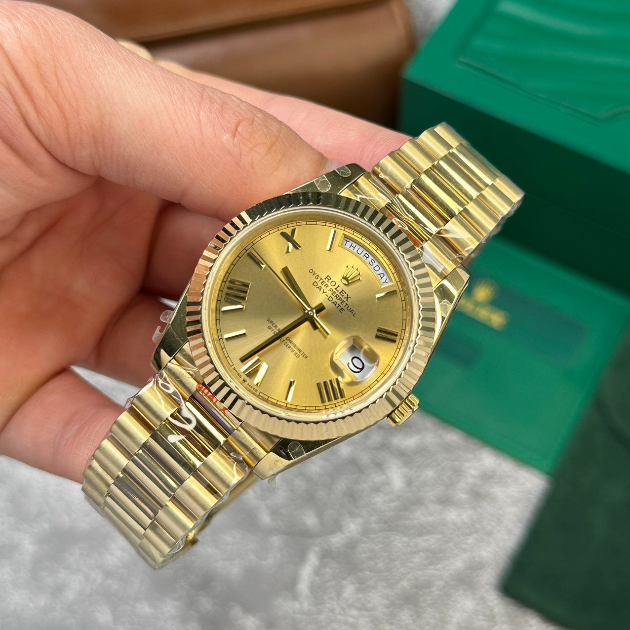 Rolex Replica 1:1 Watch Day-Date 228238 V2  Roman Numerals GM Factory 40mm