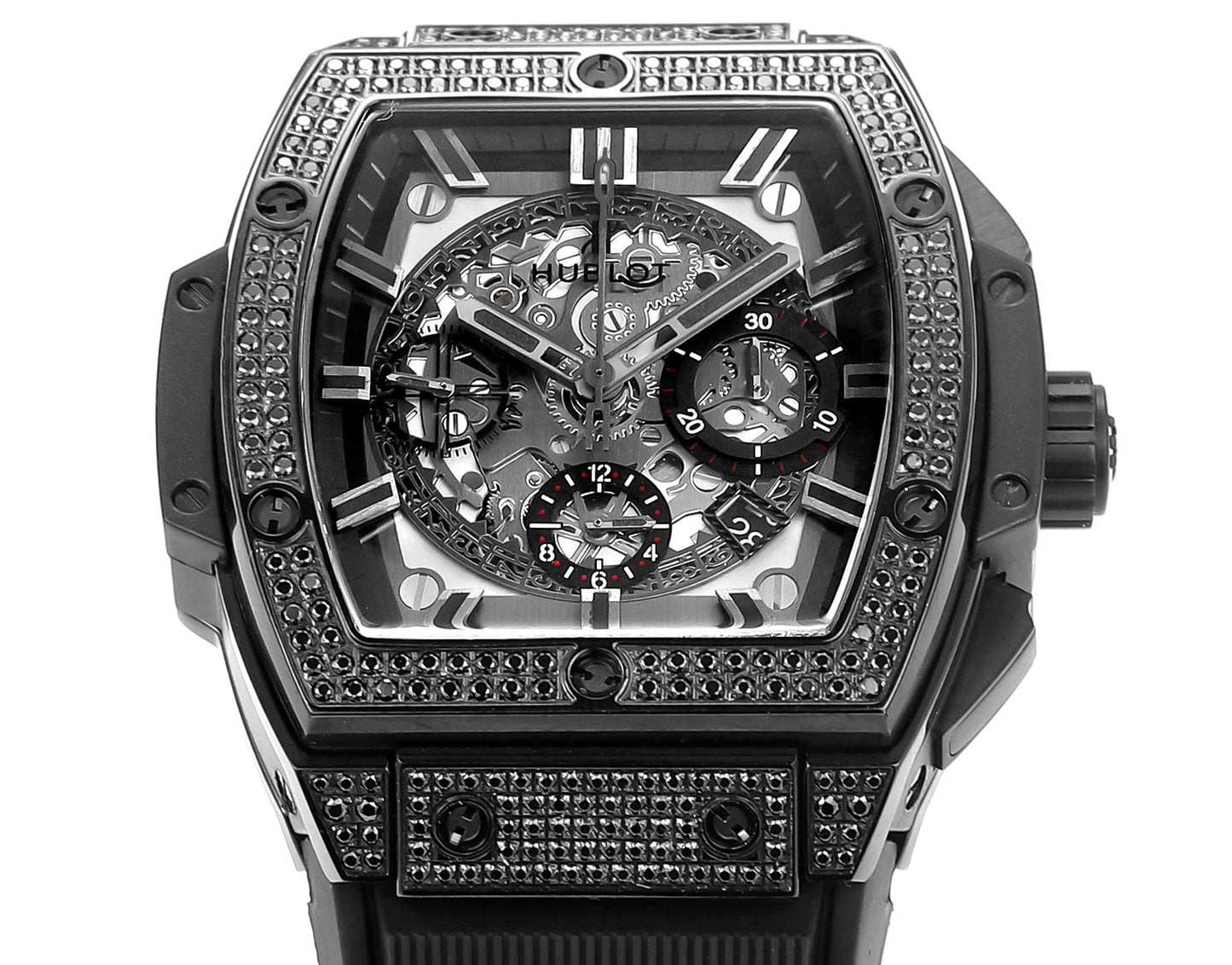 Hublot SPIRIT OF BIG BANG Chronograph, 45 mm Textured rubber strap(1:1 replica)