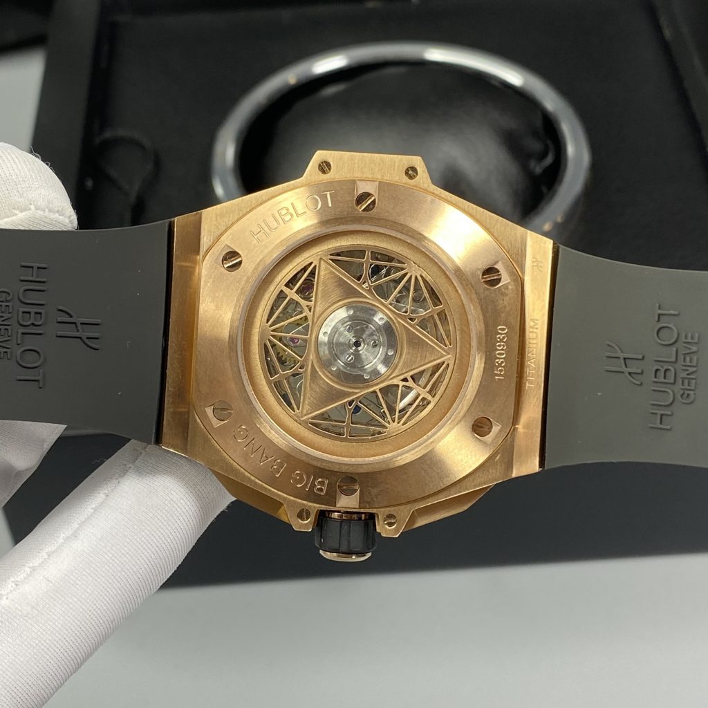 Hublot Fake Watch Big Bang Sang Bleu II King Gold HB Factory 44mm