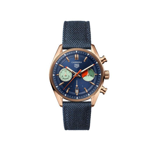 TAG Heuer Replica Watch Carrera Chronograph Skipper Automatic 39 mm Gold 5N(1:1 replica)