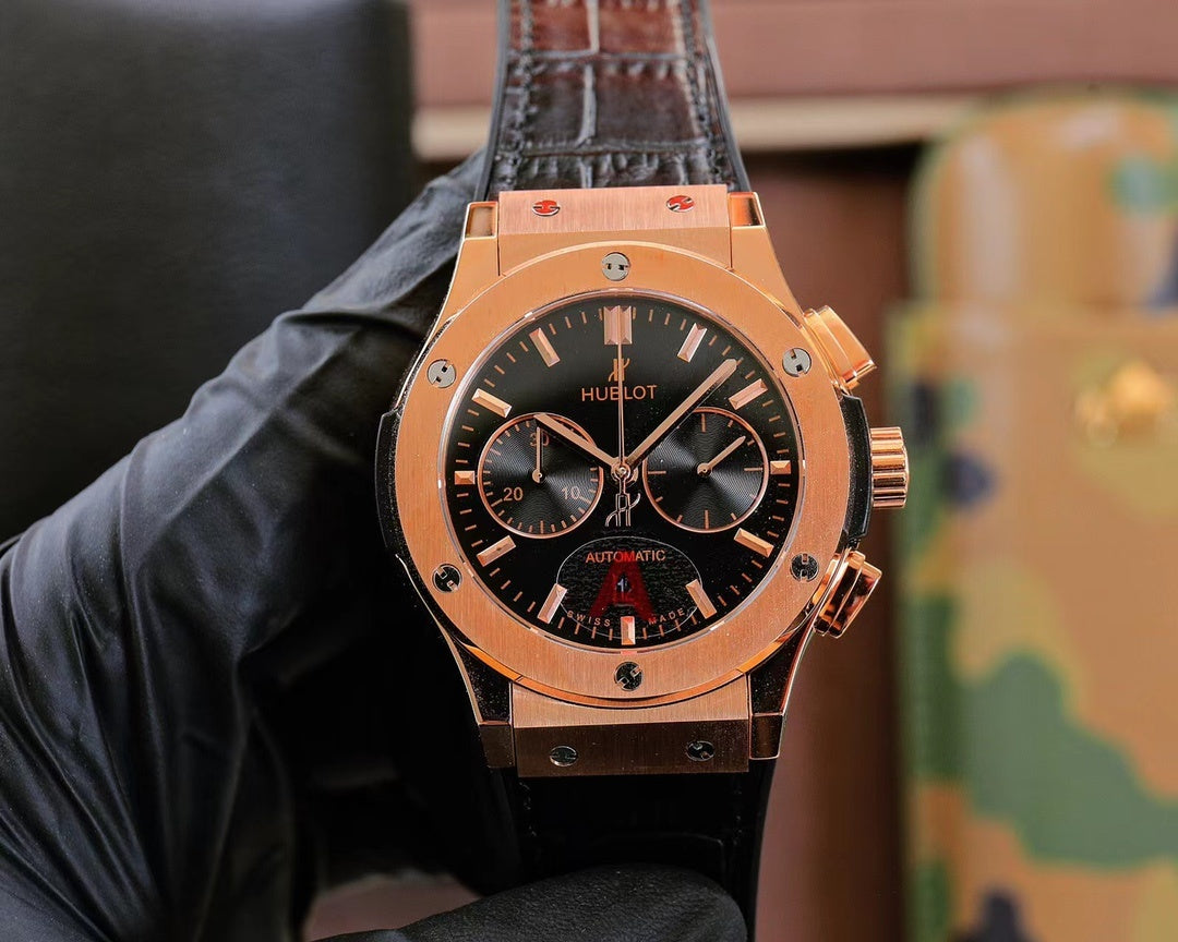 Hublot Classic Fusion Chronograph Titanium Black Dial 45mm(1:1 replica)