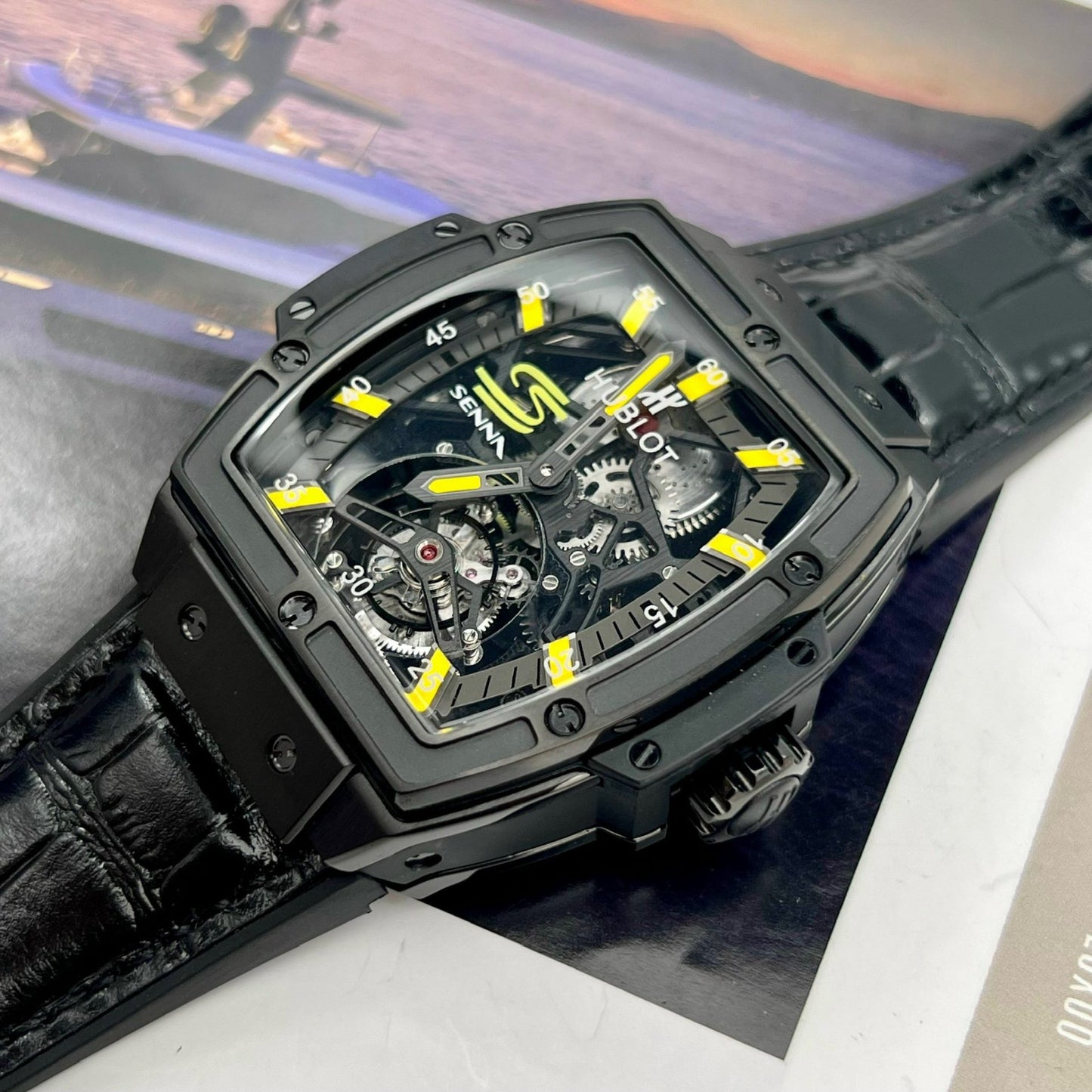 Hublot Replica Watches MP-06 Tourbillon Ceramic Black 45mm