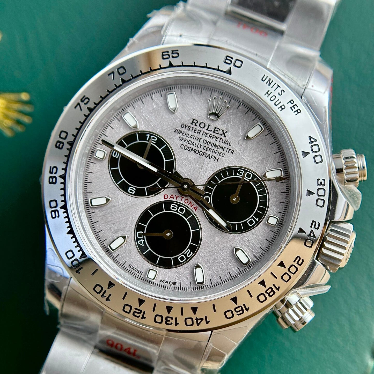 Rolex Cosmograph Daytona 116509 Replica Watch Refined Meteorite Dial 40mm