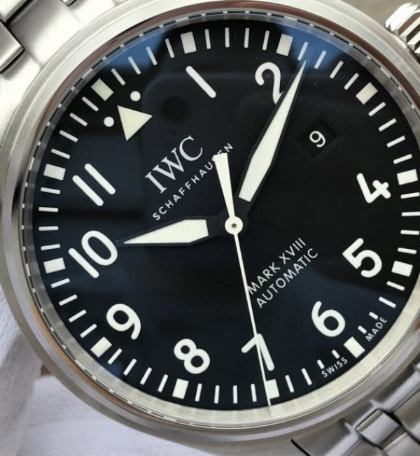 Replica IWC XF Mark XVIII IW3270 Black Dial SS Bracelet A2892