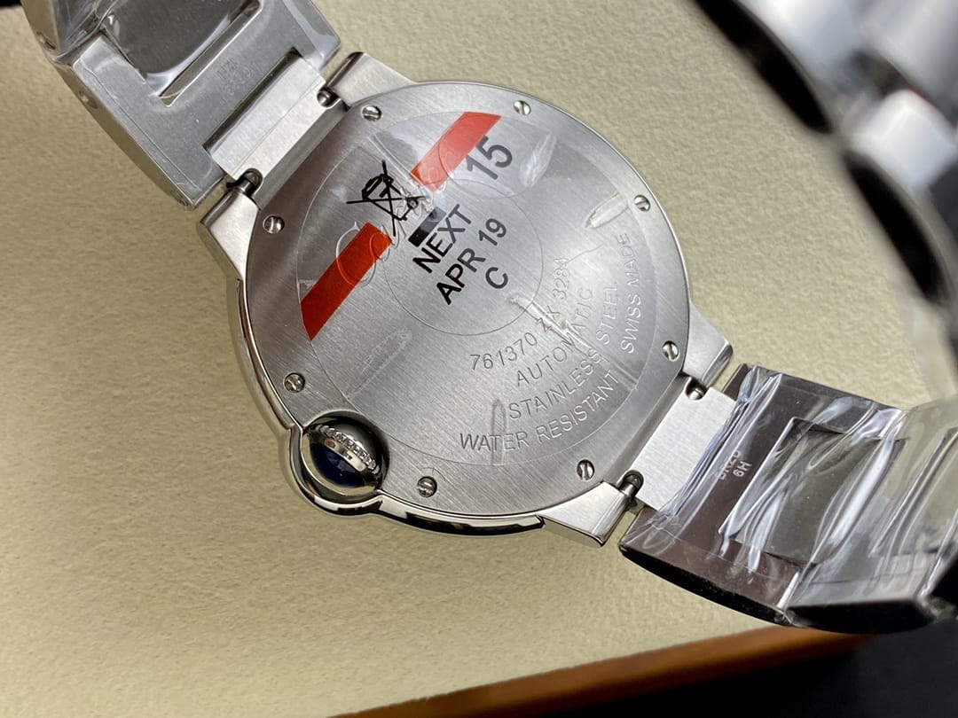 Fake Cartier Watch Ballon Bleu de Cartier Steel 36mm Silver Dial WSBB0048 mechanical movement 3KF(1:1 replica)