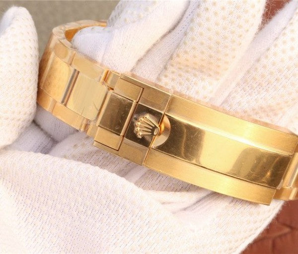 Replica Rolex Submariner 116613 LB Noob YG Wrapped Blue Dial YG Wrapped Bracelet Eta2836