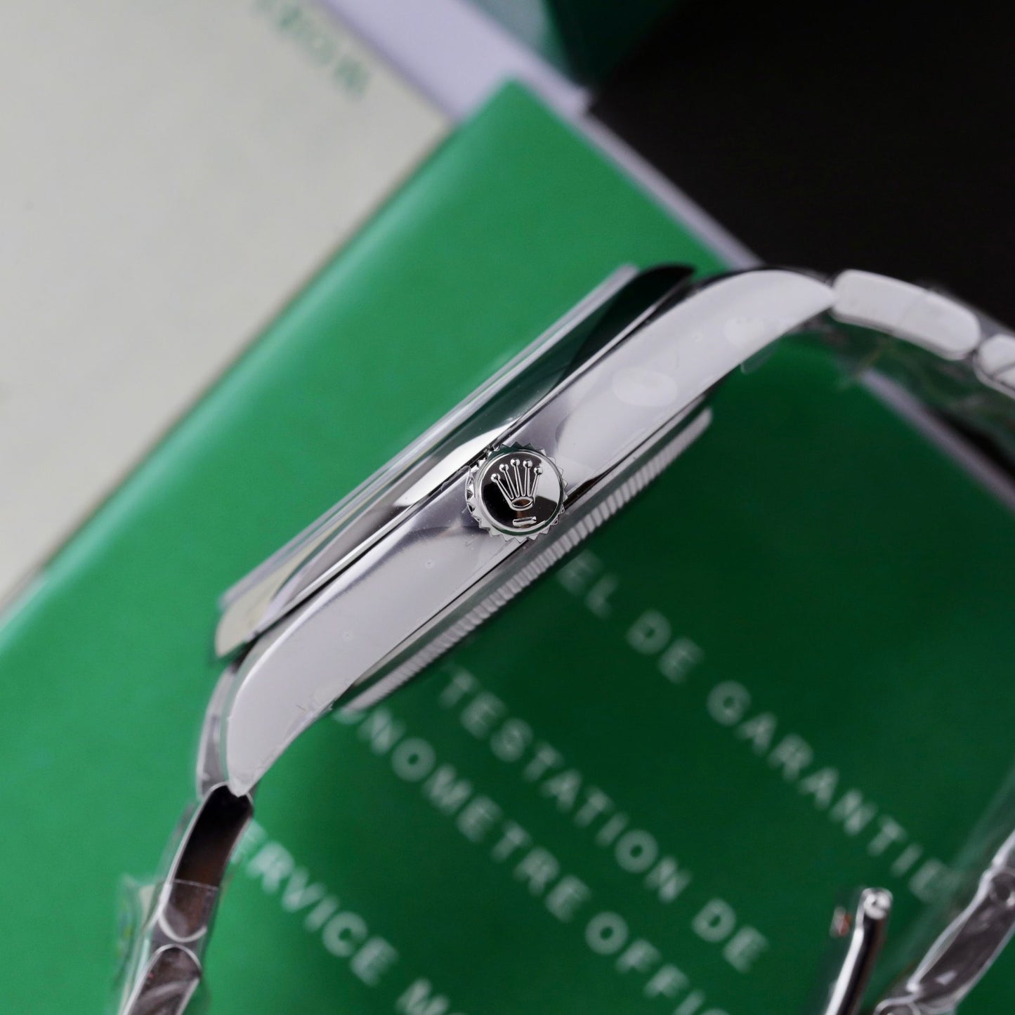 Rolex Rep 11 Watch Oyster Perpetual 126000 Green Dial Clean Factory 41mm