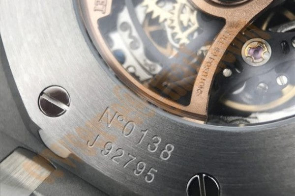 Replica Audemars Piguet Royal Oak 41mm Double Balance Wheel Openworked 15407 SS JF SS Bracelet A3132